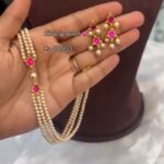 swarovski pearl choker