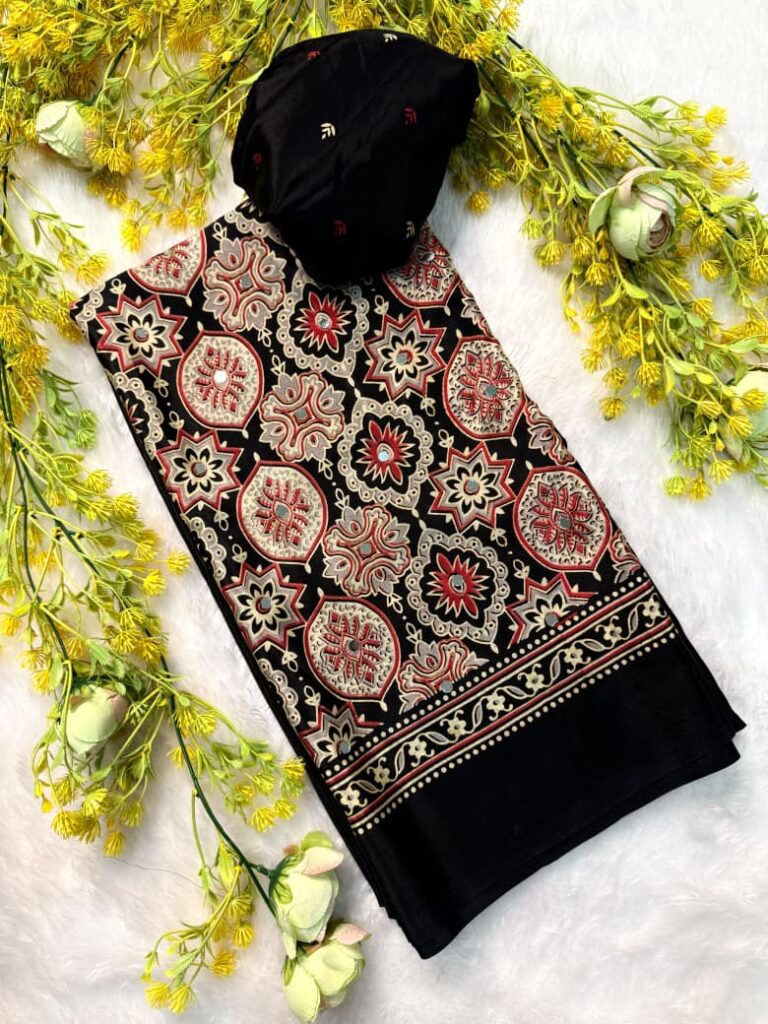 ajrakh sarees