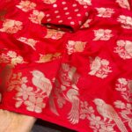red saree