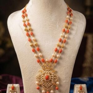 coral beads jewellery