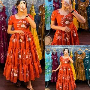 mul cotton frocks for women