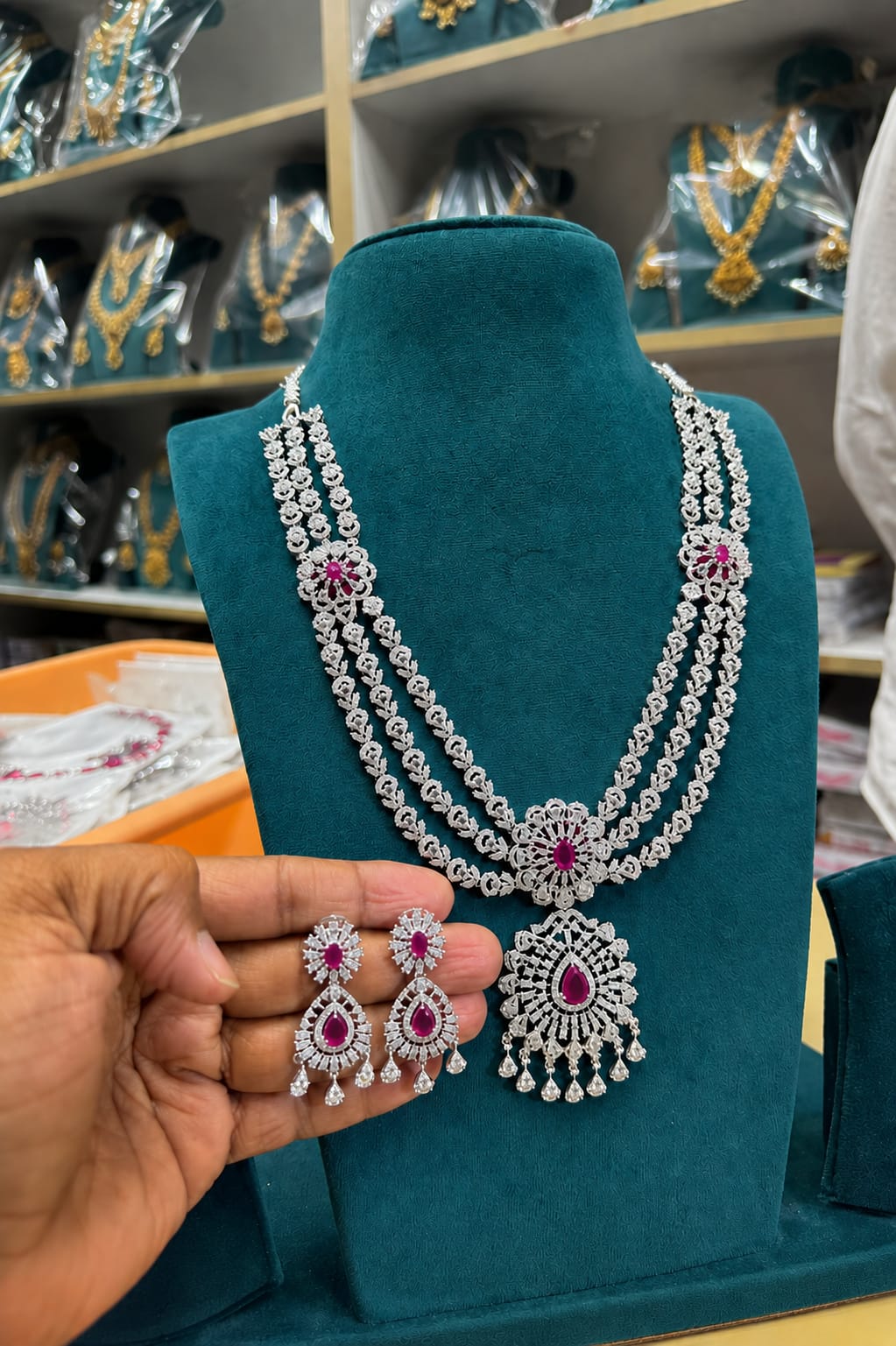 gj polish jewellery set