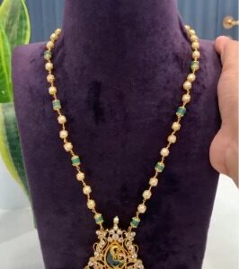 green beads jewellery