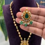 green beads jewellery