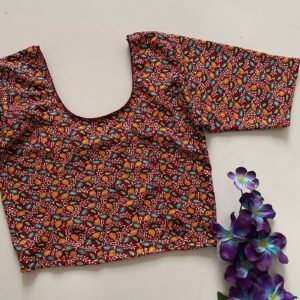 kalamkari stretchable blouse