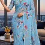 pure georgette sarees