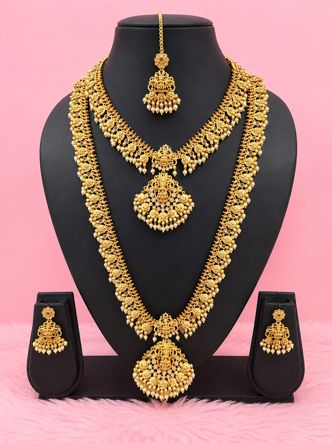 South Indian Jewellery Combo Set