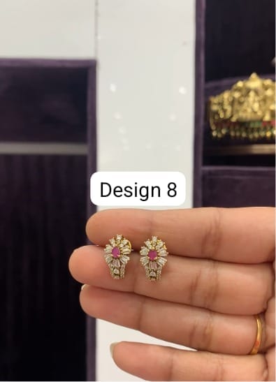white stone studs - Image 2