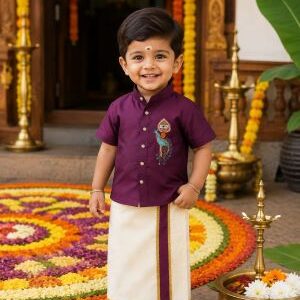 Boys Dhoti Shirt Sets