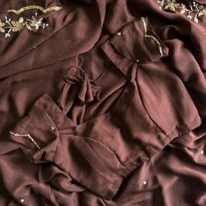 Designer sarees with readymade blouse
