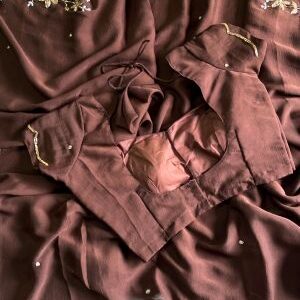 Designer sarees with readymade blouse