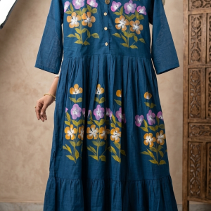 Mul Chanderi frocks