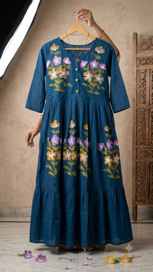 Mul Chanderi frocks