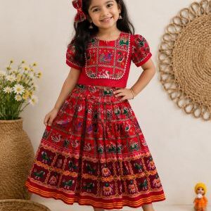 Patola lehanga for kids