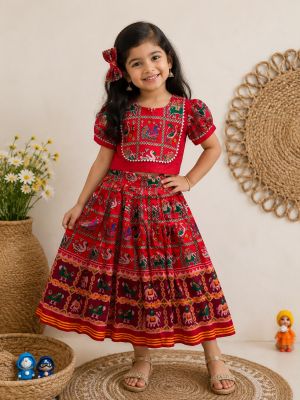 Patola lehanga for kids