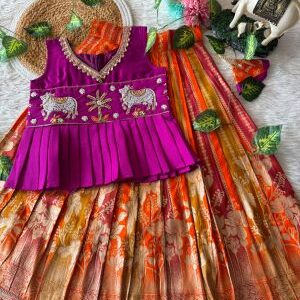 Pattu pavadai for kids