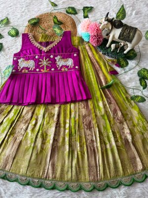 Pattu pavadai for kids online
