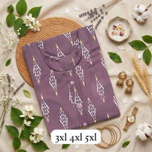 Plus Size Straight Cut Kurtas For Women 4xl-5xl - Image 8