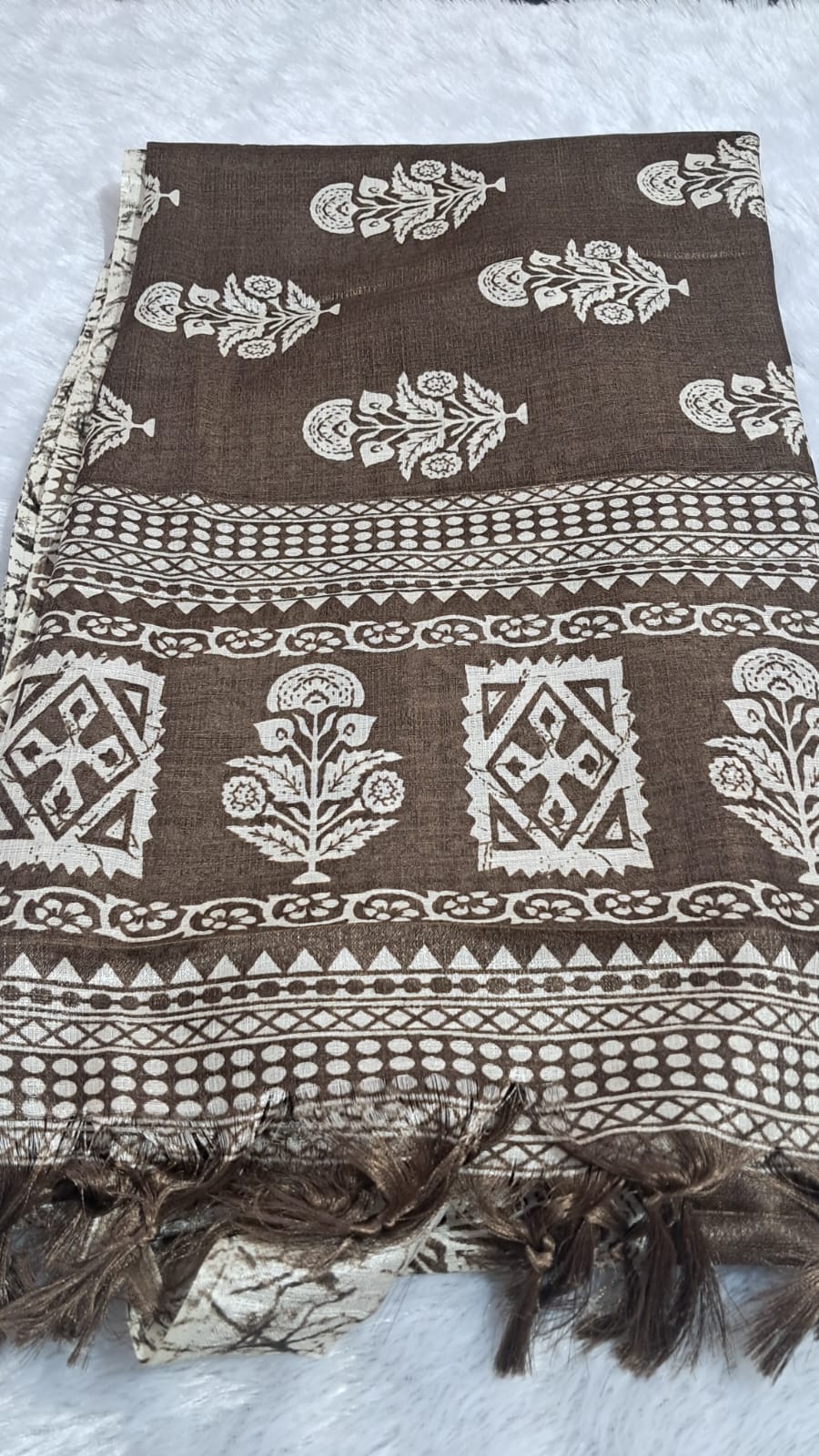 brown dupatta for women - Image 2