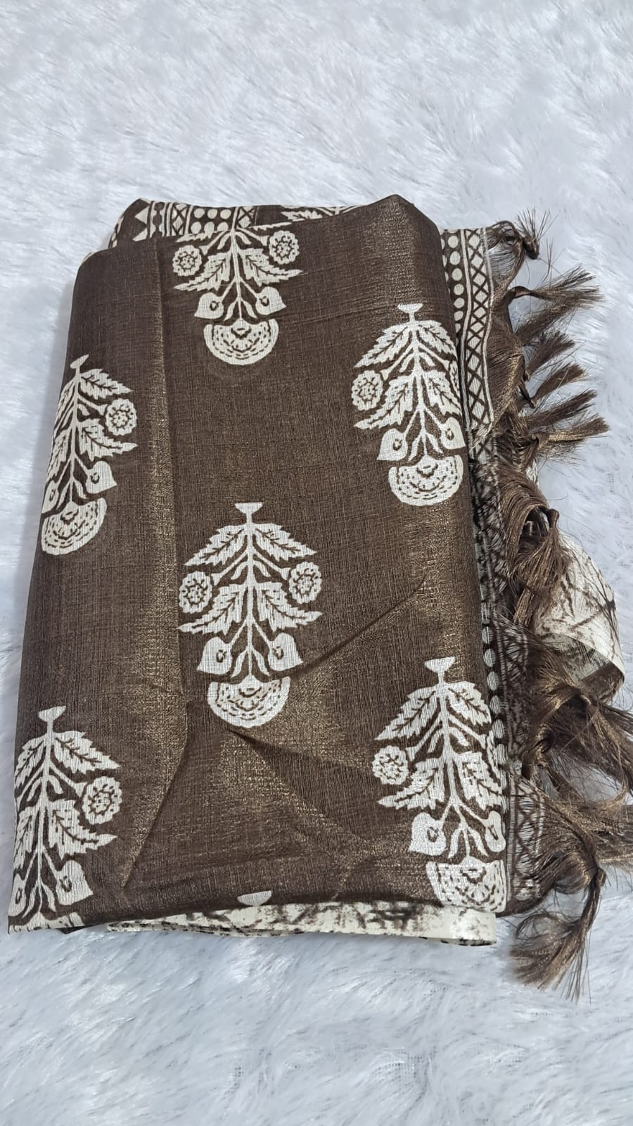 brown dupatta for women