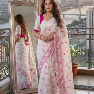 kota doria saree with blouse