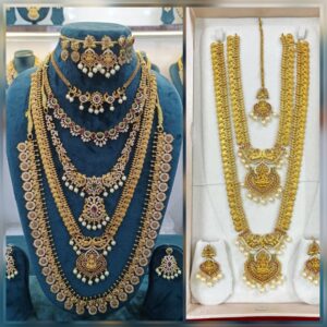 gold plated jewellery set