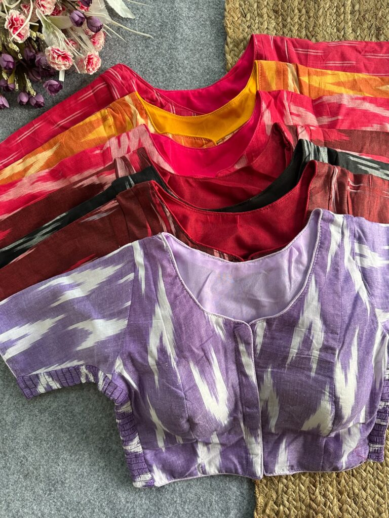 ikkath cotton elastic blouse