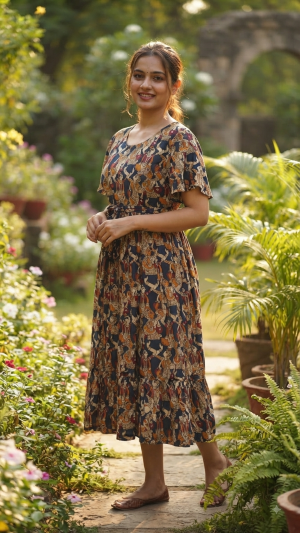 kalamkari frocks for women online