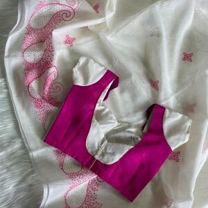 kota doria saree with blouse