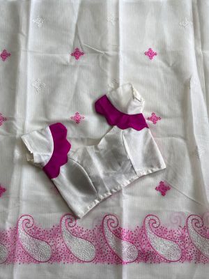 kota doria saree with blouse