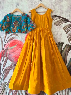 long frock with coat - Image 2