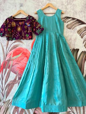 long frock with coat online