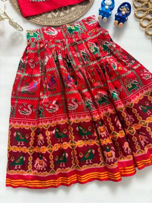 Patola lehanga for kids - Image 3
