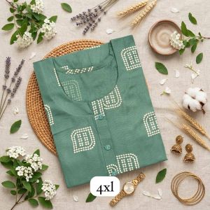 Plus Size Straight Cut Kurtas For Women 4xl-5xl - Image 4