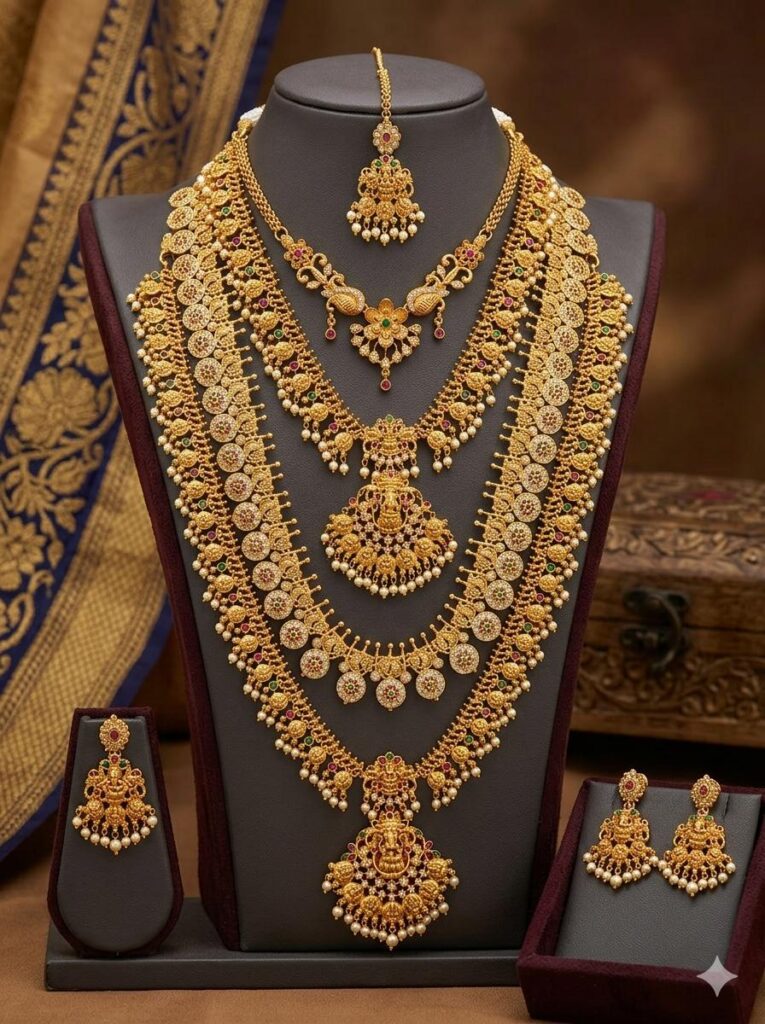 Bathukamma Special Combo Jewellery