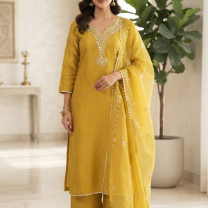 Yellow Salwar Suit for Women