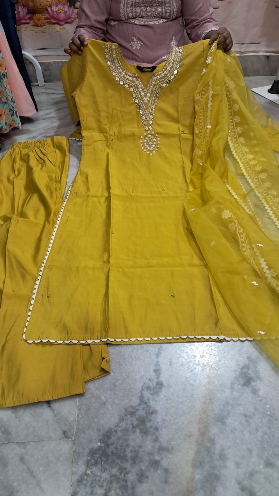 Yellow Salwar Suit for Women - Image 2
