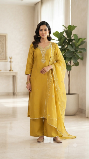 Yellow Salwar Suit for Women