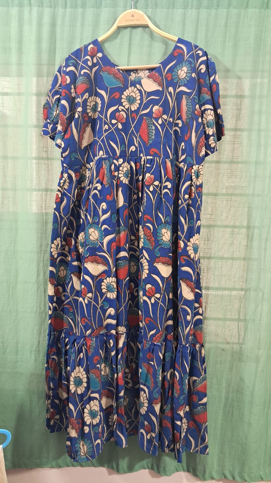 kalamkari frocks for girls - Image 4