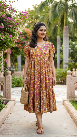 kalamkari frocks for girls
