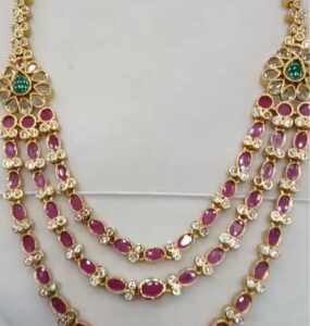 Ruby stone necklace