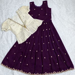 Frock With Jacket For Girls online shopping’