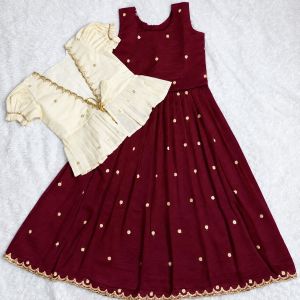 Frock With Jacket For Girls online