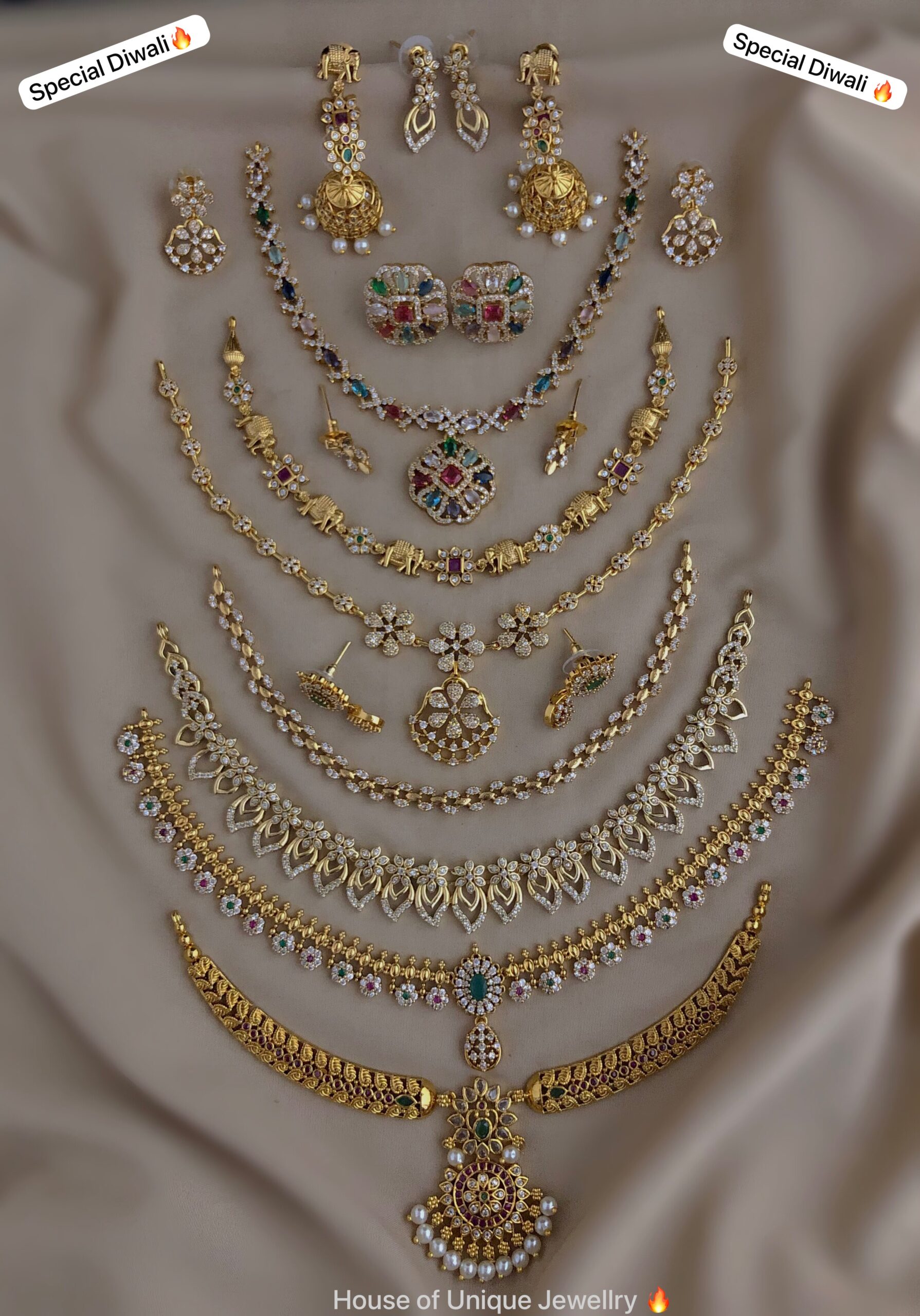 Gold Plated Jewellery Sets