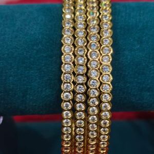 panchaloha stone bangles