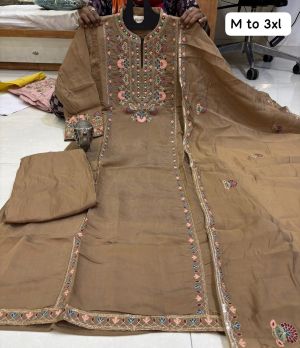 shop Mul chanderi kurta set