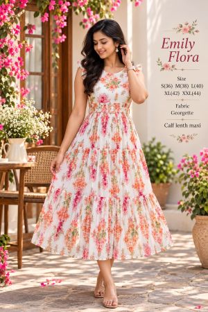 trending long frocks for women